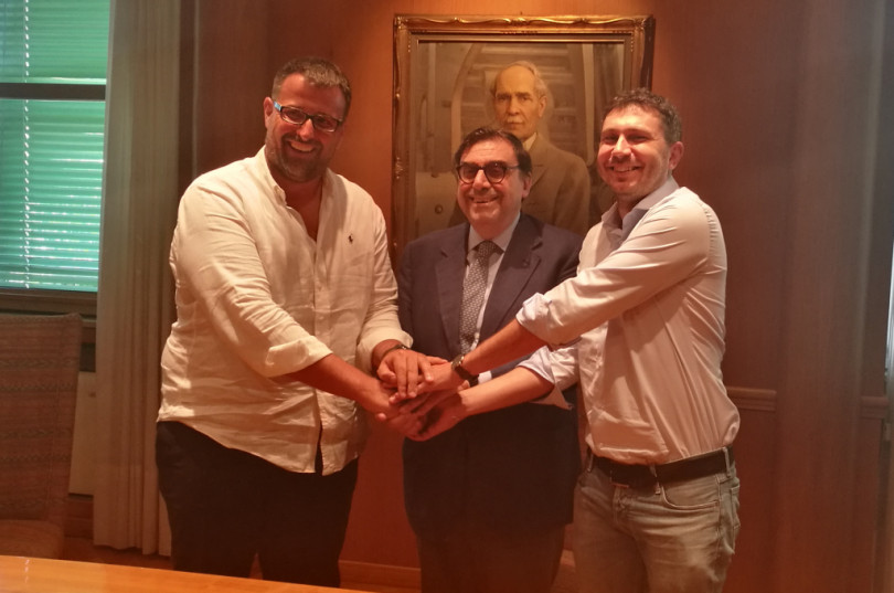 Cerutti sulla Novipiù: «Un risultato che va oltre alle più rosee aspettative». Presentati coach e direttore: Mattia Ferrari e Giacomo Carrera